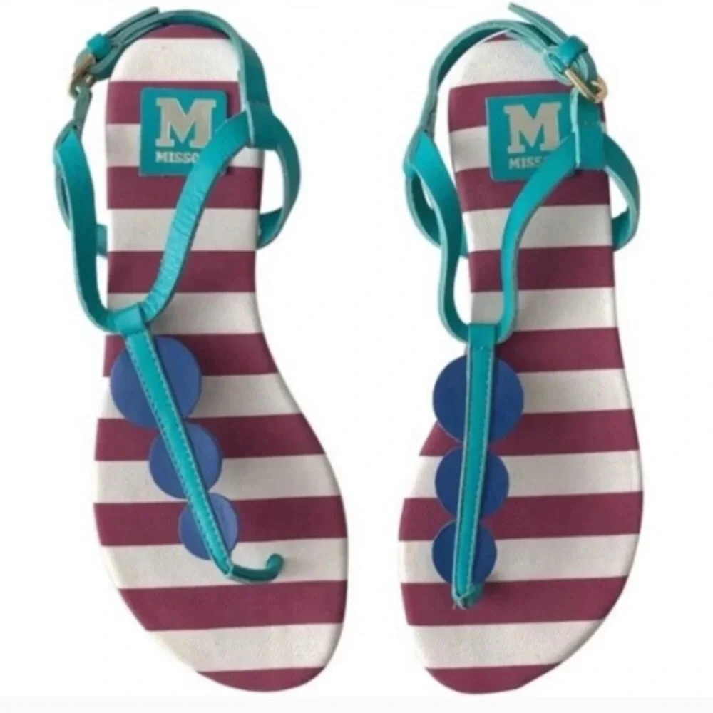 Missoni Thong Flat Sandals Size 7